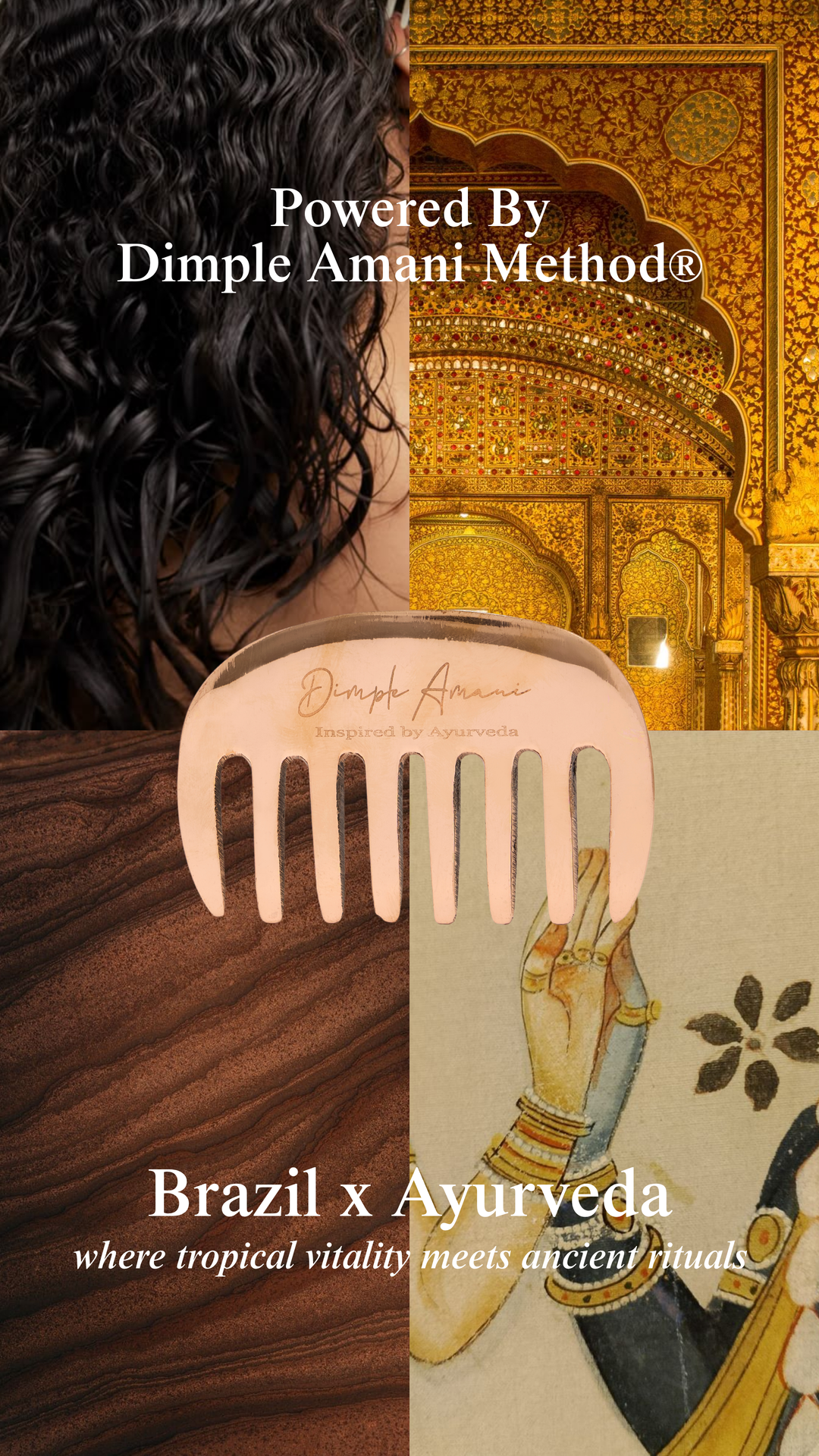 Hair / Scalp Copper Comb