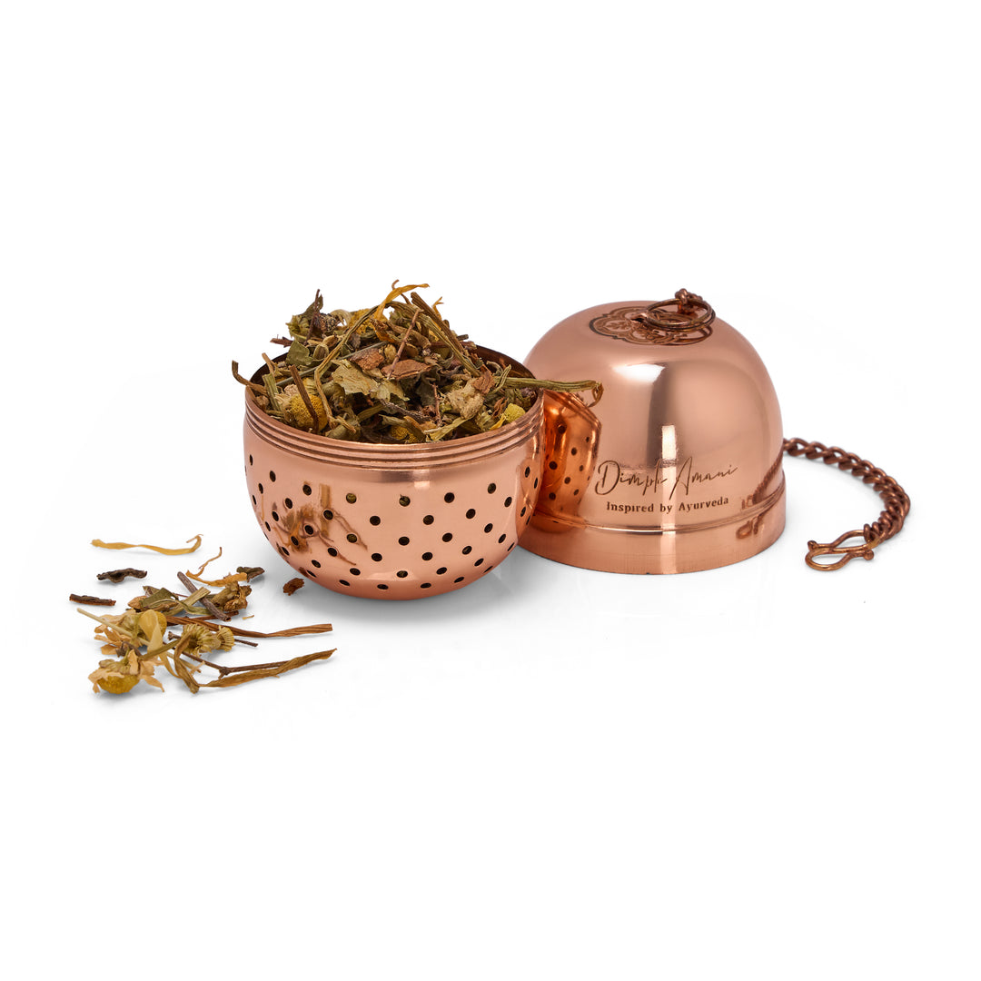 Copper Tea Strainer