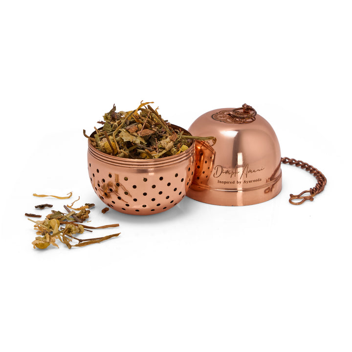 Copper Tea Strainer