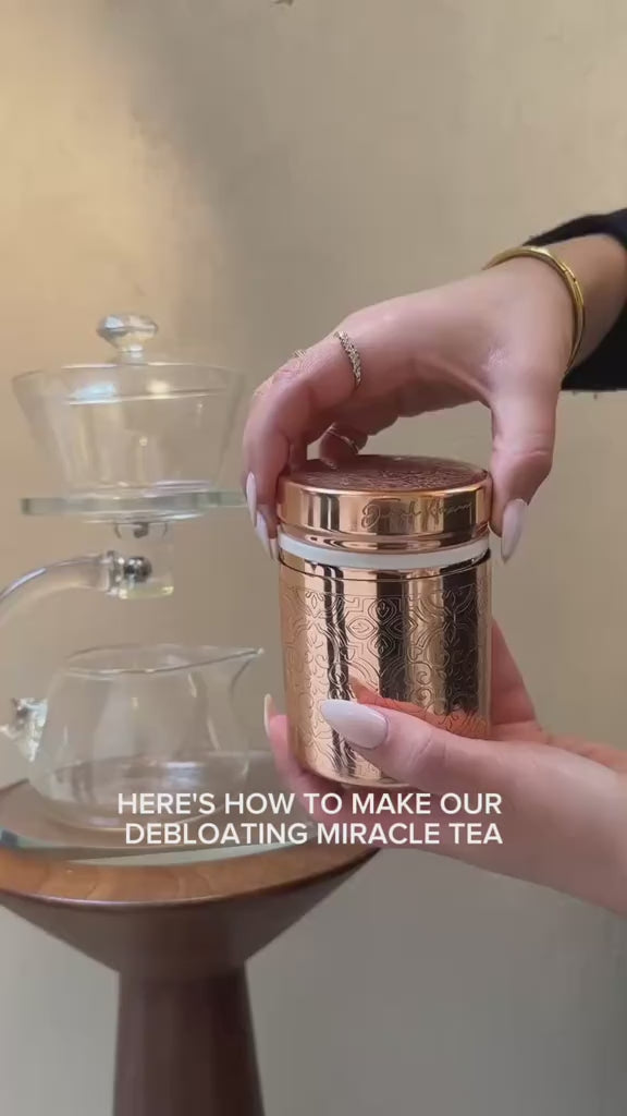 De-bloating Miracle Tea in 'Rose Gold' Tin
